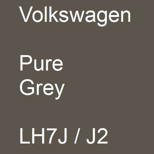 Volkswagen, Pure Grey, LH7J / J2.